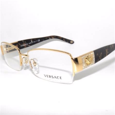 versace no rim glasses|eyewear Versace prescription glasses.